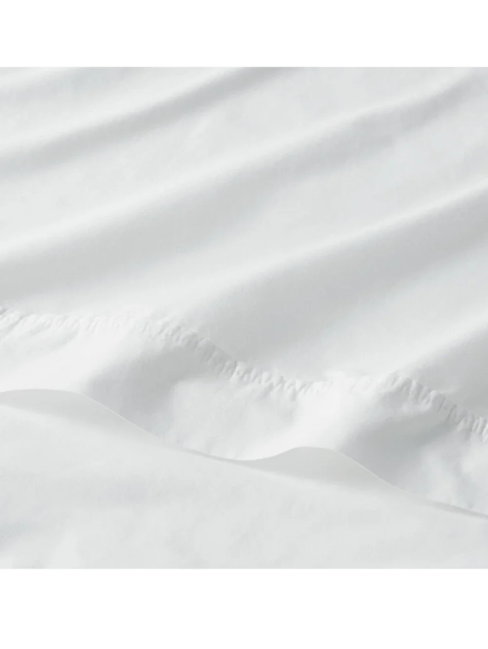 Full 250 Thread Count Organic Percale Sheet Set True White - Threshold™: GOTS Ce